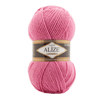 Пряжа для вязания Ализе LanaGold (49% шерсть, 51% акрил) 5х100г/240м цв.178 темно-розовый