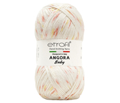 Пряжа для вязания ETROFIL Angora Baby (50% Полиамид, 35% Вискоза, 15% Ангора) 10х50х150м цв. SW002