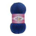 Пряжа для вязания Ализе Cotton gold (55% хлопок, 45% акрил) 5х100г/330м цв.389 ярко синий