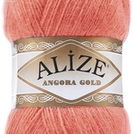 Пряжа для вязания Ализе Angora Gold (20% шерсть, 80% акрил) 5х100г/550м цв. 144 старо-розовый