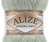 Пряжа для вязания Ализе Angora Gold (20% шерсть, 80% акрил) 5х100г/550м цв.515 миндаль