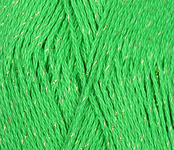 Пряжа для вязания Пехорка Блестящее лето (95% мерсеризованный хлопок 5% метанит) 5х100г/380м цв.480 ярк.зелень