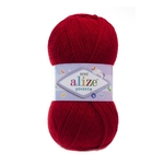 Пряжа для вязания Ализе Sekerim Bebe (100% акрил) 5х100г/320м цв.106 темно-красный