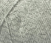 Пряжа для вязания Ализе Sal simli (95% акрил, 5% металлик) 5х100г/460м цв.021 серый