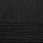 Пряжа для вязания Пехорка Школьная (100% акрил) 5х50г/150м цв.002 черный