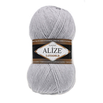 Пряжа для вязания Ализе LanaGold (49% шерсть, 51% акрил) 5х100г/240м цв.  851 барвинок