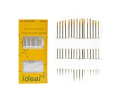 Иглы Ideal арт.ID-004/ 300B3 для шитья с позолоченным ушком уп.16 игл (0340-0004)
