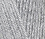 Пряжа для вязания Ализе Sekerim Bebe (100% акрил) 5х100г/320м цв.021 серый меланж
