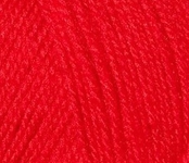Пряжа для вязания ПЕХ Кроссбред Бразилии (50% шерсть, 50% акрил) 5х100г/490м цв. 88 Красный мак