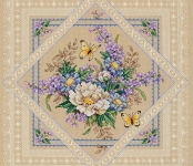 Набор для вышивания Classic Design 4407 Ажурные цветы 33x33 см