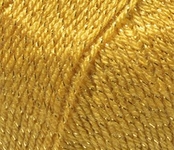 Пряжа для вязания Ализе Sal simli (95% акрил, 5% металлик) 5х100г/460м цв.002 т.желтый