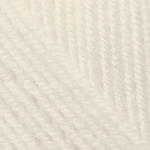 Пряжа для вязания Ализе Superlana midi (25% шерсть, 75% акрил) 5х100г/170м цв.001 кремовый