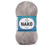 Пряжа для вязания NAKO Mia (100% Хлопок мерсеризированный) 5х50х170м цв. 1847 св.серый