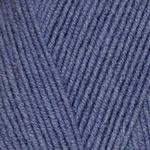 Пряжа для вязания Ализе LanaGold 800 (49% шерсть, 51% акрил) 5х100г/800м цв.203 джинс меланж
