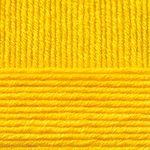 Пряжа для вязания ПЕХ Детская объёмная (100% микрофибра) 5х100г/400м цв.012 желток