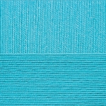 Пряжа для вязания Пехорка Цветное кружево (100% мерсеризованный хлопок) 4х50г/475м цв.045 т.бирюза