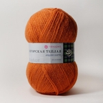 Пряжа для вязания ПЕХ Ангорская тёплая (40% шерсть, 60% акрил) 5х100г/480м цв.189 ярк.оранжевый