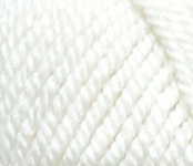 Пряжа для вязания ПЕХ Популярная (50% импортная шерсть, 45% акрил, 5% акрил высокообъёмный) 10х100г/133м цв. 01 Белый