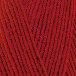 Пряжа для вязания Ализе LanaGold 800 (49% шерсть, 51% акрил) 5х100г/800м цв.056 красный