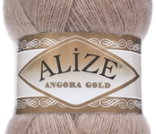 Пряжа для вязания Ализе Angora Gold (20% шерсть, 80% акрил) 5х100г/550м цв.542 кора