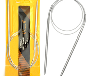 Спицы для вязания круговые Maxwell Gold, металл арт.80-45 4,5 мм /80 см