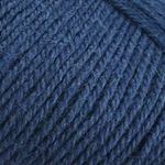 Пряжа для вязания ПЕХ Кроссбред Бразилии (50% шерсть, 50% акрил) 5х100г/490м цв. 571 Синий