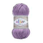 Пряжа для вязания Ализе Diva (100% микрофибра) 5х100г/350м цв.622 фиолетовый