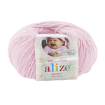 Пряжа Alize Baby Wool 185 пастельно-розовый