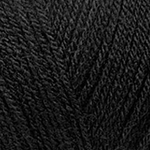 Пряжа для вязания Ализе Superlana TIG (25% шерсть, 75% акрил) 5х100г/570 м цв.060 черный