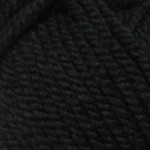 Пряжа для вязания ПЕХ Популярная (50% импортная шерсть, 45% акрил, 5% акрил высокообъёмный) 10х100г/133м цв. 02 Черный