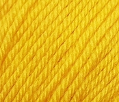 Пряжа для вязания ПЕХ Детский каприз тёплый (50% мериносовая шерсть, 50% фибра) 10х50г/125м цв.012 желтый