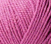 Пряжа для вязания ПЕХ Народная (30% шерсть, 70% акрил) 5х100г/220м цв. 439 Малиновый