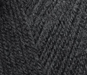 Пряжа для вязания Ализе Sekerim Bebe (100% акрил) 5х100г/320м цв.060 черный