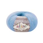 Пряжа для вязания Ализе Atlas (49% шерсть, 51% полиэстер) 10х50г/250м цв.549 синий