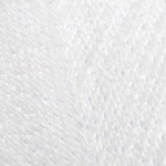 Пряжа для вязания Ализе Sal simli (95% акрил, 5% металлик) 5х100г/460м цв.055 белый