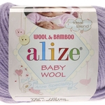 Пряжа Alize Baby Wool 146 лиловый