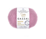 Пряжа для вязания GAZZAL Super Kid Mohair (47% Супер Кид Мохер,31% Мериносовая шерсть, 22% ПА) 6х25х237м цв. 64412