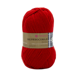 Пряжа для вязания ПЕХ Мериносовая (50% шерсть, 50% акрил) 10х100г/200м цв.06 Красный