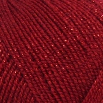 Пряжа для вязания Пехорка Мерцающая (96% акрил, 4% метанит) 5х100г/430м цв.007 бордо