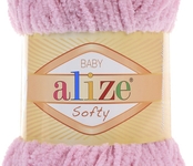 Пряжа Alize Softy 98 розовый