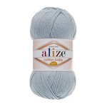 Пряжа для вязания Ализе Cotton Baby Soft (50% хлопок, 50% акрил) 5х100г/270м цв.480 голубой