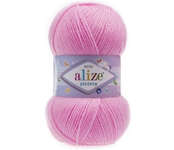 Пряжа для вязания Ализе Sekerim Bebe (100% акрил) 5х100г/320м цв.191 розовый