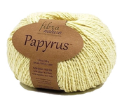 Пряжа для вязания FIBRA NATURA Papyrus (78% Хлопок, 22% Шёлк) 10х50х120м цв. 229-03