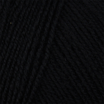 Пряжа для вязания Пехорка Элитная (100% меринос.шерсть) 10х50г/415м цв.002 черный