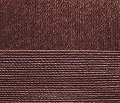 Пряжа для вязания Пехорка Блестящее лето (95% мерсеризованный хлопок 5% метанит) 5х100г/380м цв.416 св.коричневый