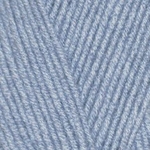Пряжа для вязания Ализе LanaGold 800 (49% шерсть, 51% акрил) 5х100г/800м цв.221 св.джинс