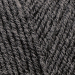 Пряжа для вязания Ализе Superlana TIG (25% шерсть, 75% акрил) 5х100г/570 м цв.196 т.серый меланж