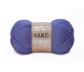Пряжа для вязания NAKO Calico (50% Хлопок, 50% Акрил) 5х100х245м цв. 10287 джинса