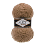 Пряжа для вязания Ализе LanaGold (49% шерсть, 51% акрил) 5х100г/240м цв. 466 тёмно-бежевый