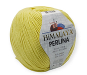 Пряжа для вязания HIMALAYA Perlina (50% Акрил, 50% Хлопок) 5х100х290м цв. 50156 лимонно-жёлтый